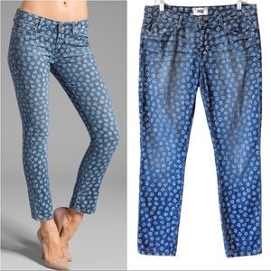 PAIGE | Skyline Ankle Peg Jeans, White Rose Print